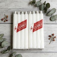 Bougie en Cire de Paraffine Personnalisable en Gros, Longueur 14-25cm, Écologique, pour Noël, Décoration Romantique de la Maison, Anniversaire