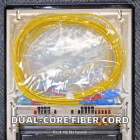 Cordon de raccordement fibre optique double cœur SC F660 FTTH pour équipement de fibre optique