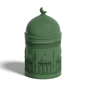 Juegos de velas perfumadas de cera de soja, camafeo de lujo islámico Eid Ramadan Crescent, regalo para Halloween, decoración de Navidad, hombre, mujer, <span class=keywords><strong>Abya</strong></span> - Product Image 1
