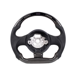 Etiquette de retour professionnelle OEM noire Nappa italienne tricolore 09-14 pour volant Lamborghini Gallardo - Product Image 1