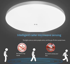 18 wát LED ánh sáng trần với Radar thông minh lò vi sóng cảm biến hiện đại Acrylic Vòng đèn cho văn phòng nhà AC Powered - Product Image 4