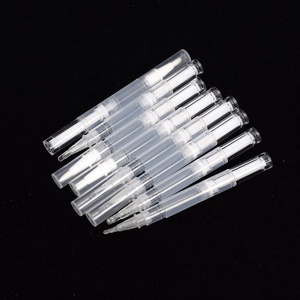 Custom logo 2ml 3ml 5ml Cosmetic Empty Transparent Twist Nail Cuticle Oil Pens with Brush Applicator - Product Image 5