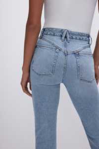 Calças de senhoras Straight Fit Denim <span class=keywords><strong>Jeans</strong></span> Para As Mulheres Cintura Alta Rasgado Fenda Hem Perna Reta <span class=keywords><strong>Jeans</strong></span> <span class=keywords><strong>Jeans</strong></span> Reta <span class=keywords><strong>Jeans</strong></span> - Product Image 5