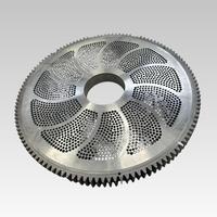 Matrice de moulin à granulés forgée sur mesure avec dents d'engrenage en acier allié traité thermiquement, service OEM 42CrMo pour équipement de traitement des aliments