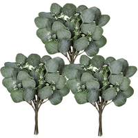 Bunga Daun Eucalyptus Buatan Campuran yang Laris Manis untuk Dekorasi Rumah Natal Tahun Baru Halloween Hari Valentine Paskah
