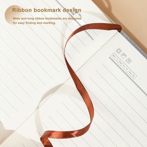 Promotional <b>Notepad</b> Custom <b>A5</b> PU Leather Business 200 Pages Hardcover Notebook for School - Product Image 3