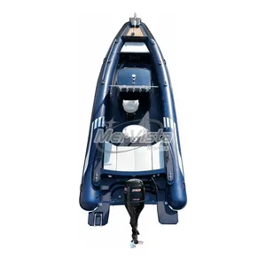 高品质26英尺RIB800半刚性玻璃纤维船体Orca Hypalon/PVC充气渔船