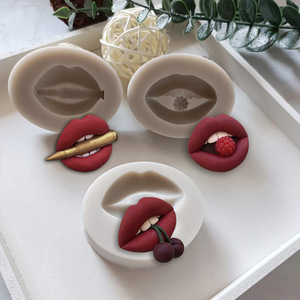 Rose Lip Silicone Mold For Chocolate Candy Cake Decorating Valentine'S Day DIY - Product Image 1