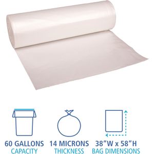 Boardwalk BWKN386016 Plastic Liner 38x58 HD 14MIC NTCT/200 B01GBO3IH0 - Product Image 2