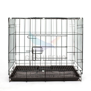 Vendita calda per animali domestici casse pieghevoli cucciolo cane gatto metallo gabbie pieghevoli 24 30 <span class=keywords><strong>36</strong></span> 42 48 pollici cane uccello casa - Product Image 2