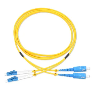 Disesuaikan duplex multimode fiber patch cord 1m 2m 3m SC PC UPC serat optik jumper