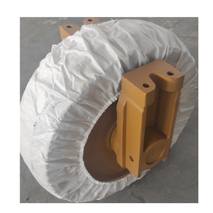 Komponen Undercarriage penggali, PC100 PC110 <span class=keywords><strong>PC120</strong></span> PC128 suku cadang penggerak depan jalur <span class=keywords><strong>Idler</strong></span> - Product Image 2