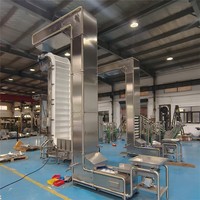 Élévateur à godets en acier inoxydable de qualité alimentaire en forme de Z à haute capacité