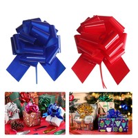 Nœud de décoration métallique multicolore de luxe personnalisé, directement de l'usine, pour Noël, Hanouka, mariage