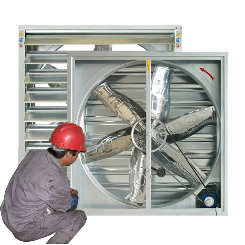 Exaustor automático ventilador refrigeração Swung Drop hammer exaustor para estufa circulando