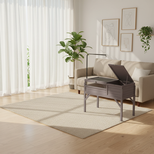 Habitat pour tortues en bois <span class=keywords><strong>de</strong></span> sapin peint gris ardoise, écologique et luxueux, mi-terrestre mi-aquatique, pour l'intérieur et l'extérieur, petit enclos - Product Image 2