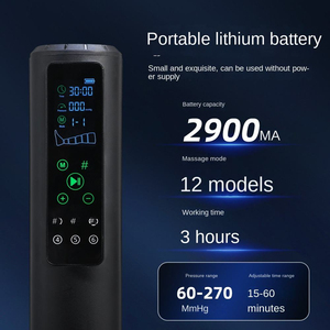 Masseur de jambes portable à pression d'air, masseur électrique de récupération sportive avec fonction de minuterie - Product Image 4