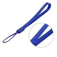 Ventes directes d'usine 6mm de large Bluetooth haut-parleur lampe de poche ventilateur Selfie bâton U disque téléphone portable fronde pin corde lanière