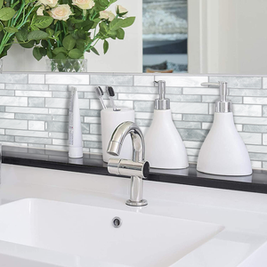 Hucheng hiện đại không thấm nước vuông PET + PU <span class=keywords><strong>Mosaic</strong></span> tường Stickers/gạch (30.5x30.5cm) cho phòng tắm vòi sen kỷ niệm đám cưới - Product Image 2