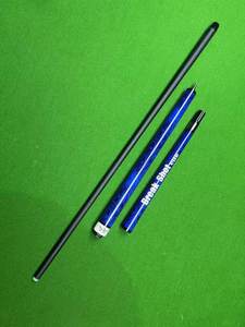 Queue de <span class=keywords><strong>billard</strong></span> chinoise 1/2, style neuf boules, en fibre de verre noire, 8 coups, avec ouverture intégrée, tête large - Product Image 3