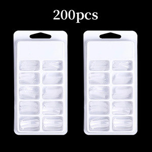 100 Uds. Moldes de Gel de Poligel para Uñas, Puntas Acrílicas de Doble Forma para Construcción Rápida, Herramienta de Salón para Extensión de Manicura UV, Venta al por Mayor - Product Image 4