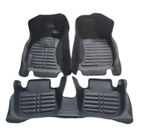 Tapis de sol de voiture en cuir PVC imperméables et antidérapants, design de luxe, ensemble complet, accessoires automobiles très demandés 2026