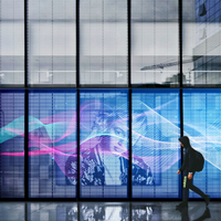 P12.5 5000cd extérieur étanche publicité commerciale écran vidéo mural fixe Transparent grille LED écran d'affichage