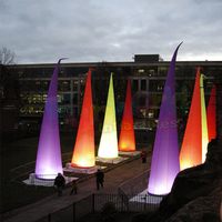 Gonflables géants commerciaux d'extérieur, modèle de signalisation lumineuse, décoration, boule lumineuse, sphère publicitaire gonflable