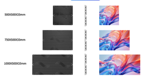 T3-PLUS P1.25 แผงโมดูลจอแสดงผล LED ภายในอาคาร 1000x500x33 มม. หน้าจอวิดีโอวอลล์แบบบาง - Product Image 3