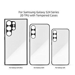 Ốp điện thoại in chuyển nhiệt 2D bán buôn, <span class=keywords><strong>2</strong></span> trong 1, chất liệu TPU kính, trống, thích hợp cho dòng Samsung Galaxy S24 Plus Ultra - Product Image 5