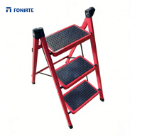 Escabeau domestique simple, escabeau sans main courante, escabeau avec main courante, échelle pliante avec plateau à outils / boîte à outils