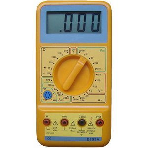 Multimètre LCD M92A, voltmètre, ampèremètre, instrument de test avec paires de fils - Product Image 4
