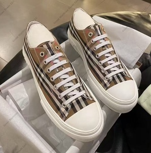 Zapatos Deportivos de Lona a Cuadros de Alta Calidad 2026, con Suela Gruesa, Transpirables, para Hombre y Mujer, Diseño de Marca, Venta al Por Mayor - Product Image 2