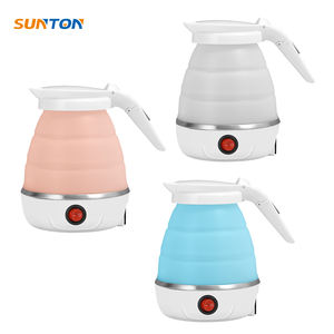 Bouilloire électrique pliable sans fil portable de 600 ml avec cordon d'alimentation séparé, vente en gros usine SUNTON - Product Image 5