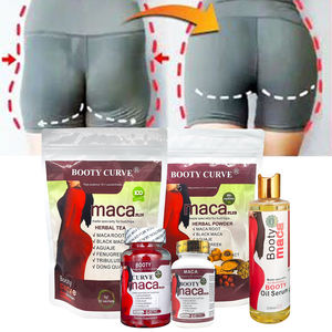 Kit de 5 pièces pour l'amélioration des fesses Booty Curve Maca, rend les fesses élastiques et fermes, ingrédients naturels purs - Product Image 1