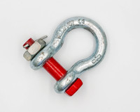 Manilles à arceaux galvanisées, matériel marin, accessoires pour bateaux et yachts, manille de pêche au chalut