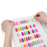 Professionnel Transparent Acrylique Ongles Conseils Affichage Livre Manucure Stockage Album avec Nail Art Montrant Outils Nail Fournitures Outil