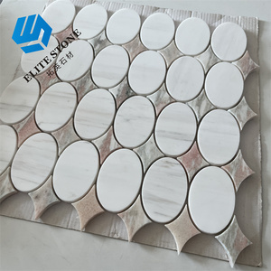 Piastrelle in marmo bianco in pietra naturale lastre di Calacatta piastrelle in marmo Nero Marquino - Product Image 4