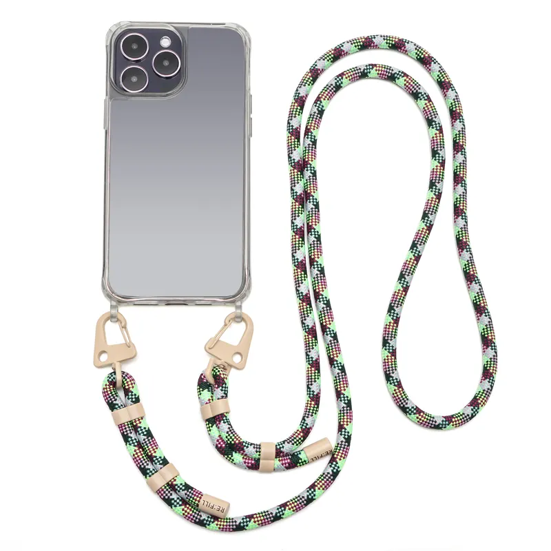 Hot bán hàng phong cách sản phẩm biểu tượng tùy chỉnh thời trang Nylon dây mềm phổ Crossbody dây đeo điện thoại di động dây buộc