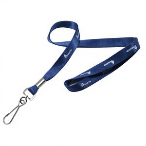 Lanière de cou personnalisée en nylon de luxe, imprimée en sérigraphie, avec logo, à <span class=keywords><strong>prix</strong></span> de gros abordable, tendance, avec crochet en J <span class=keywords><strong>pour</strong></span> bouledogue - Product Image 5