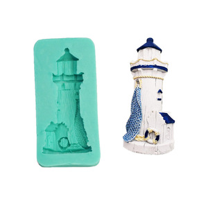 Ocean Lighthouse Silicone Mold For Cake Decorating DIY Resin Soap Making - Product Image 1