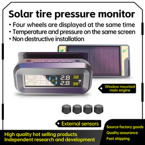 Phổ kỹ thuật số <span class=keywords><strong>TPMS</strong></span> giám sát áp suất lốp hệ thống cảm biến Kit Bộ 4 cho năng lượng mặt trời năng lượng RV du lịch Trailer bán buôn - Product Image 2