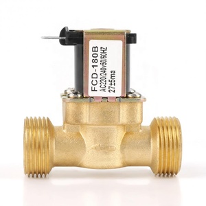 Van Điện Từ Đầu Vào <span class=keywords><strong>G1</strong></span>/2, Van Điện Từ Đóng Kín Thông Thường N/C DC 12V 24V AC 220V Van Điện FCD-180B - Product Image 2