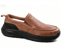 Nouvelle Arrivée Chaussures en Cuir Souple pour Hommes, Baskets Décontractées Basses à Enfiler, Pointure 45, Portables