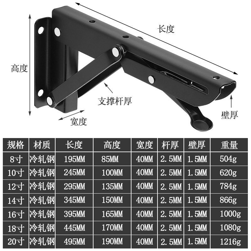 8 pulgadas = 200 mm de largo, precio por pieza