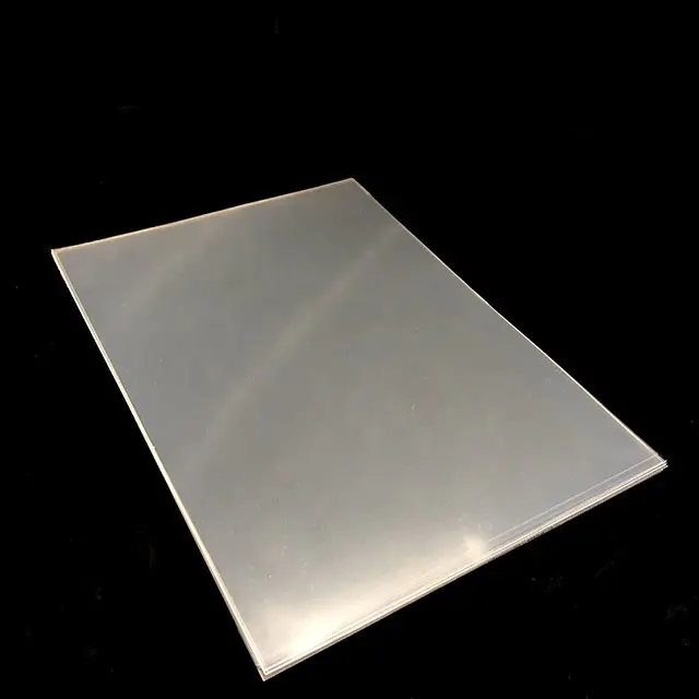 A3/A4 100 micron mật độ cao phun Pet phim Polyester rõ ràng phim cho màn hình in ấn trong suốt không thấm nước