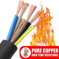 Kabel Pompa Submersible JHS Heavy Duty 300/500V Tahan Air Berperingkat IP68 Konduktor Tembaga Murni 100% Kawat Berlapis Karet Fleksibel