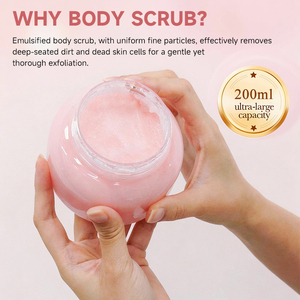 <span class=keywords><strong>Exfoliante</strong></span> <span class=keywords><strong>Corporal</strong></span> con Ácido Hialurónico, Libre de Crueldad Animal, Limpieza Profunda y Suave, Blanqueador, Hidratante, Mejora la Textura de la Piel - Product Image 4