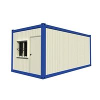 Supermarché modulaire préfabriqué portable en conteneur d'acier, style Mid-Century Modern, détachable, respirant et mobile