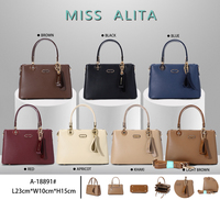 Sacs à main pour femmes en cuir Saffiano PU, sacs fourre-tout personnalisés avec logo, sacs à bandoulière de luxe de créateur, sacs bandoulière, vente en gros OEM ODM MissAlita